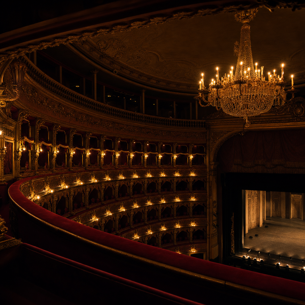 Rideau rouge de théâtre