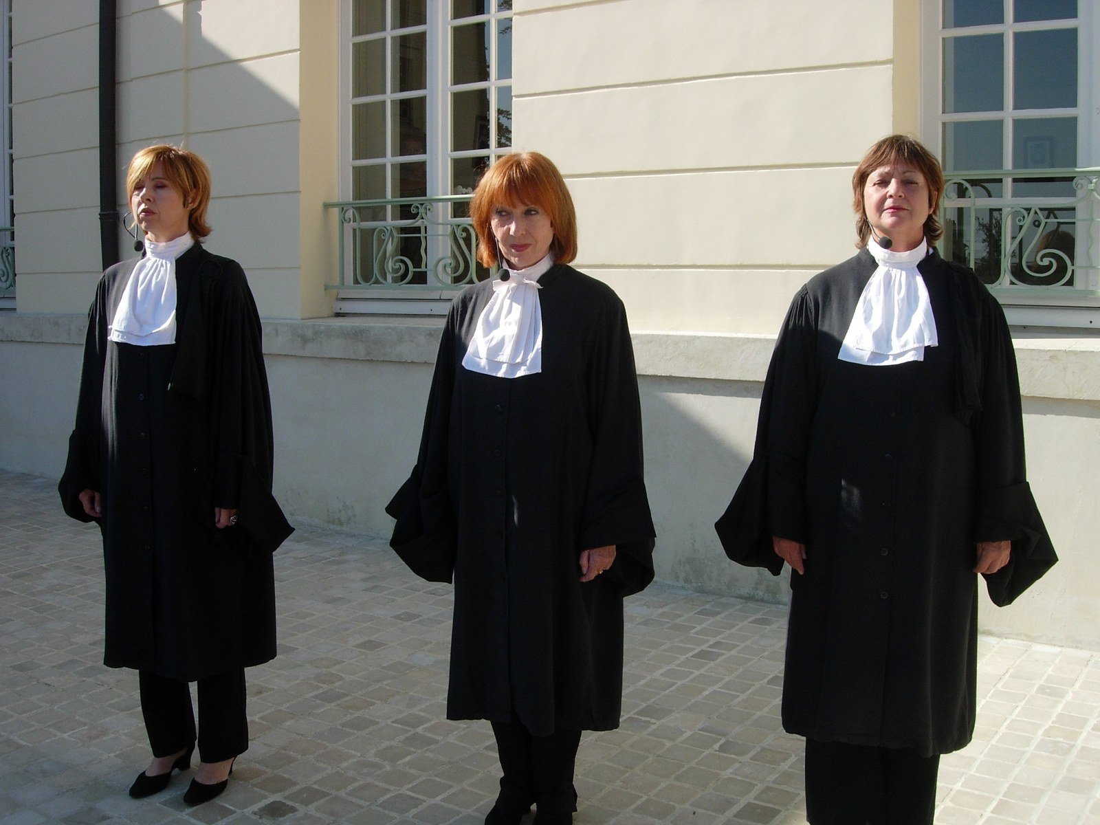 Laurence Le Dantec sur scène dans le spectacle Qui a tué Agnès Sorel ?, Nogent-sur-Marne, 2017